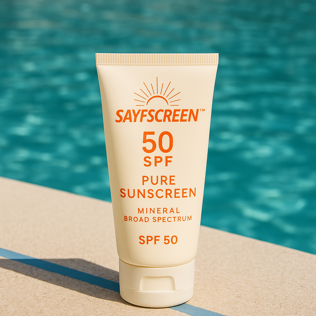 SayfScreen Sunscreen Pure Mineral Lotion 50 SPF